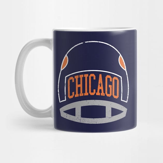 Chicago Retro Helmet - Navy by KFig21